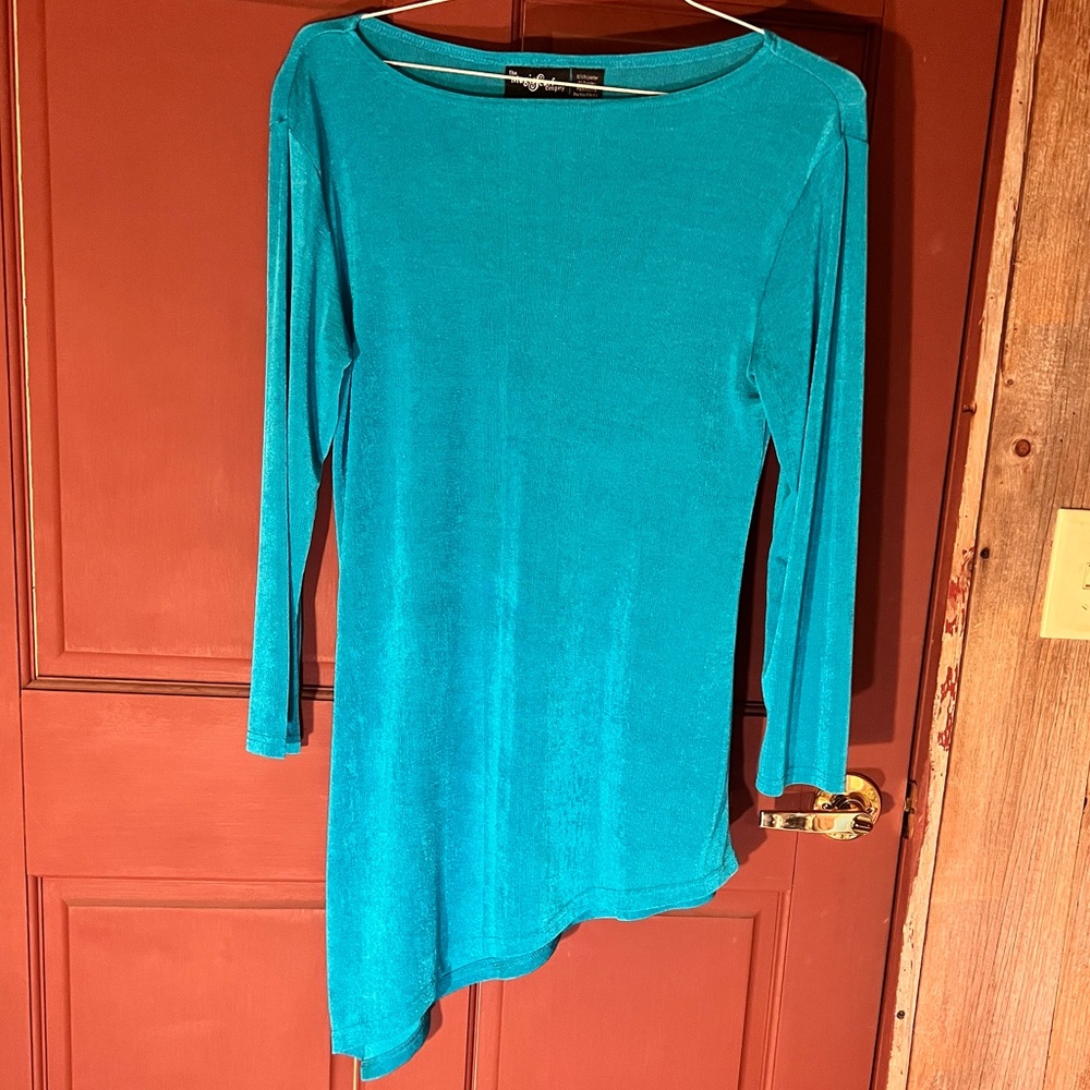The Magic Scarf Co. Turquoise Shirt